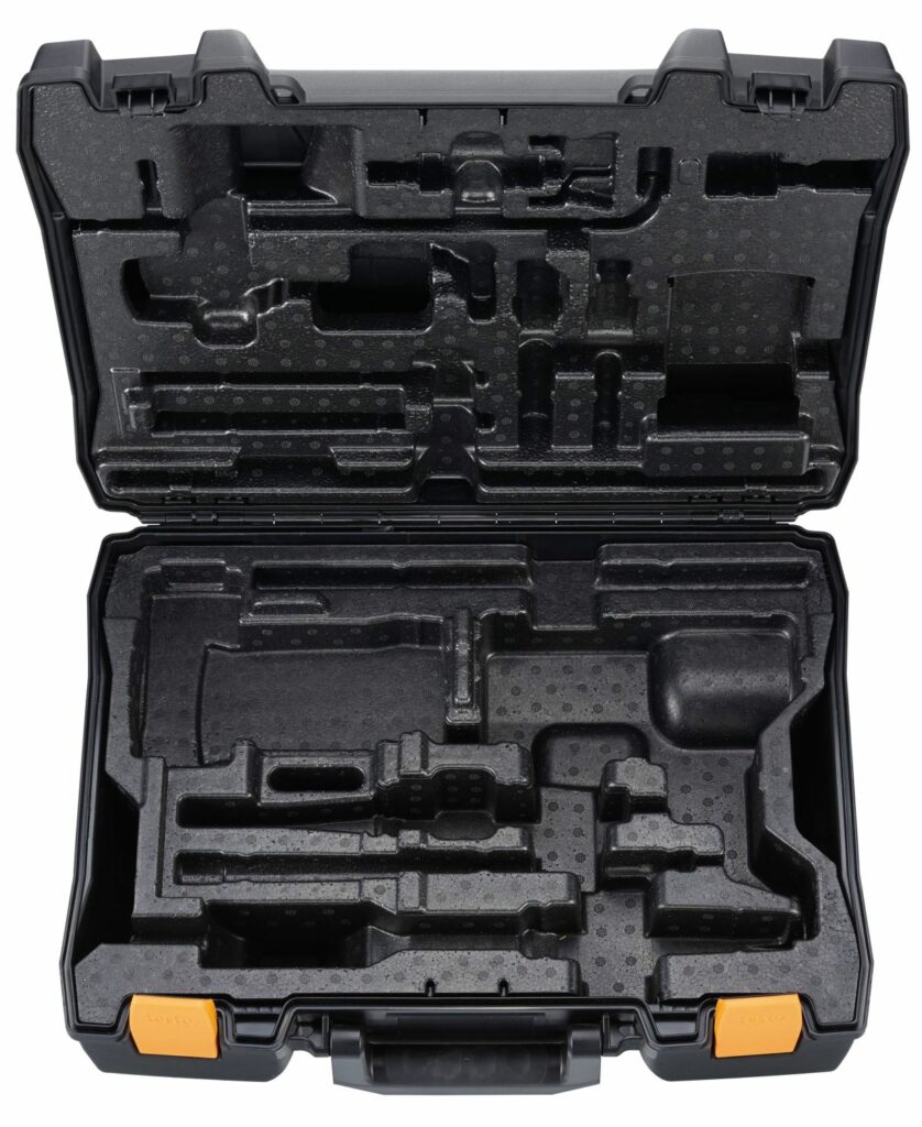 Transport case for air flow measurements