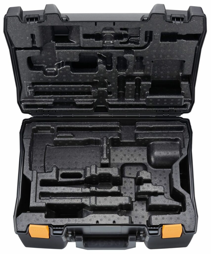 Transport case for IAQ and comfort level measurements