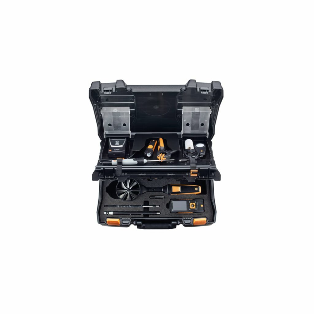 Service case for volume flow measurement  for testo 440