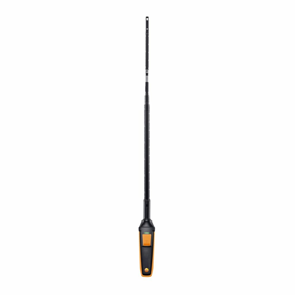 Hot wire probe (digital) with Bluetooth® including temperature and humidity sensor