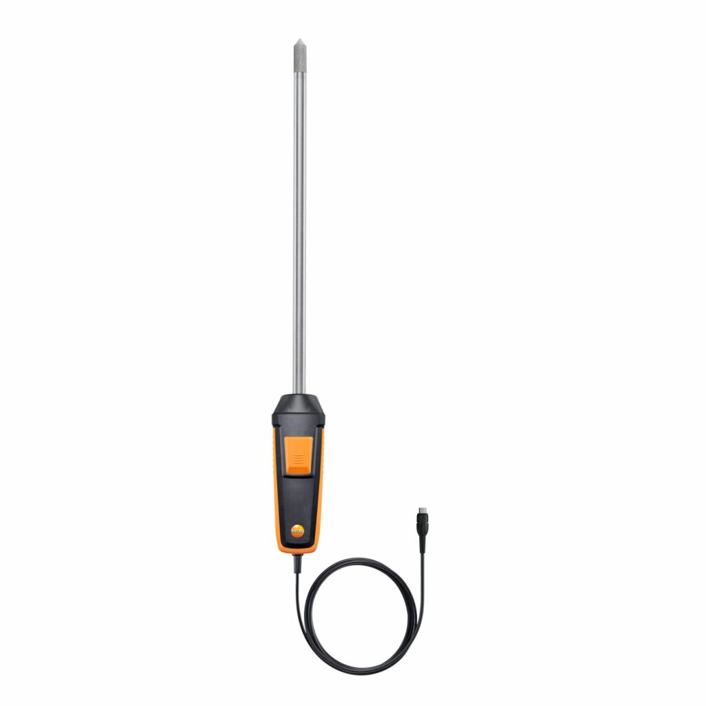 Robust humidity/temperature probe (digital) - for temperatures up to +180 °C