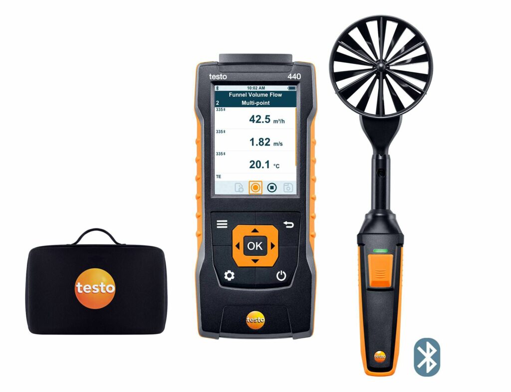 testo 440 100 mm Vane Kit with Bluetooth®