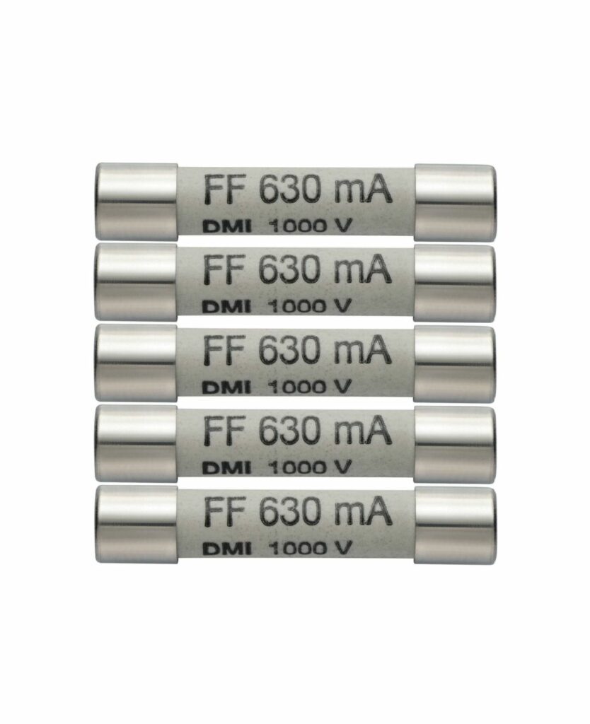 Spare fuses 630 mA/1000 V 0590 0006