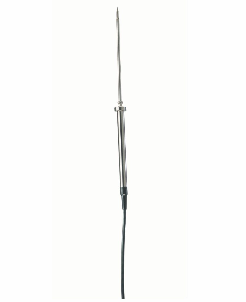 Robust stainless steel Pt100 food probe IP65