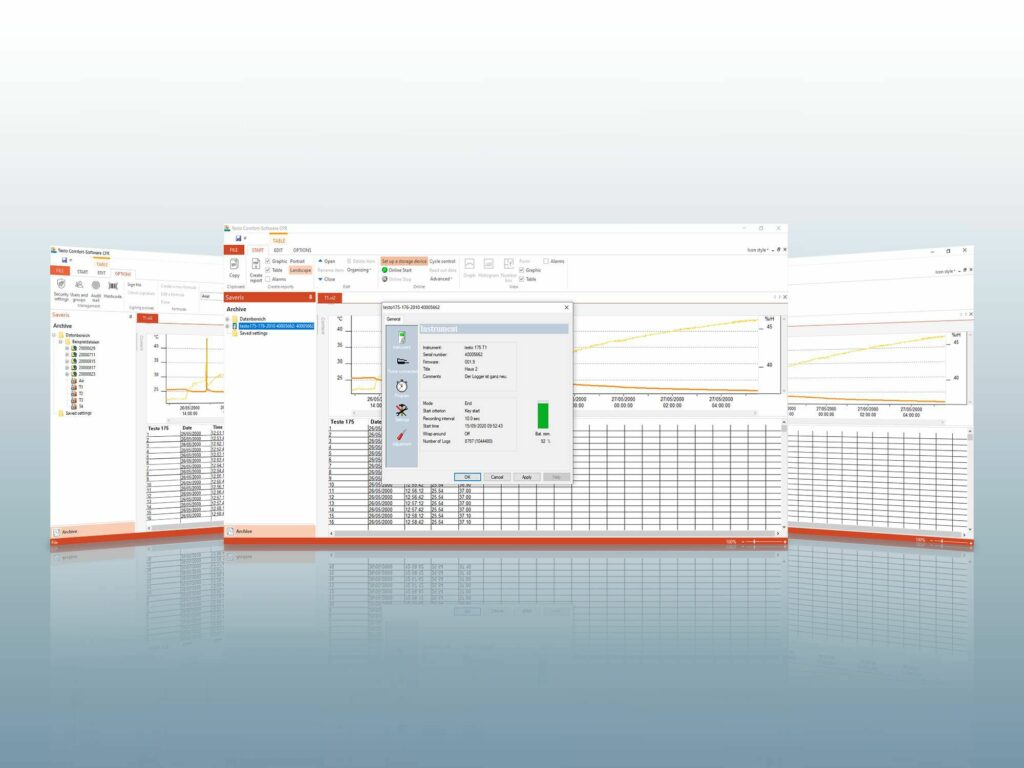 testo ComSoft 21 CFR Part 11 software