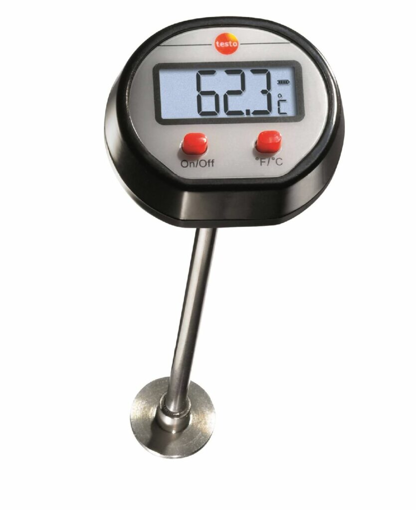 Mini surface thermometer