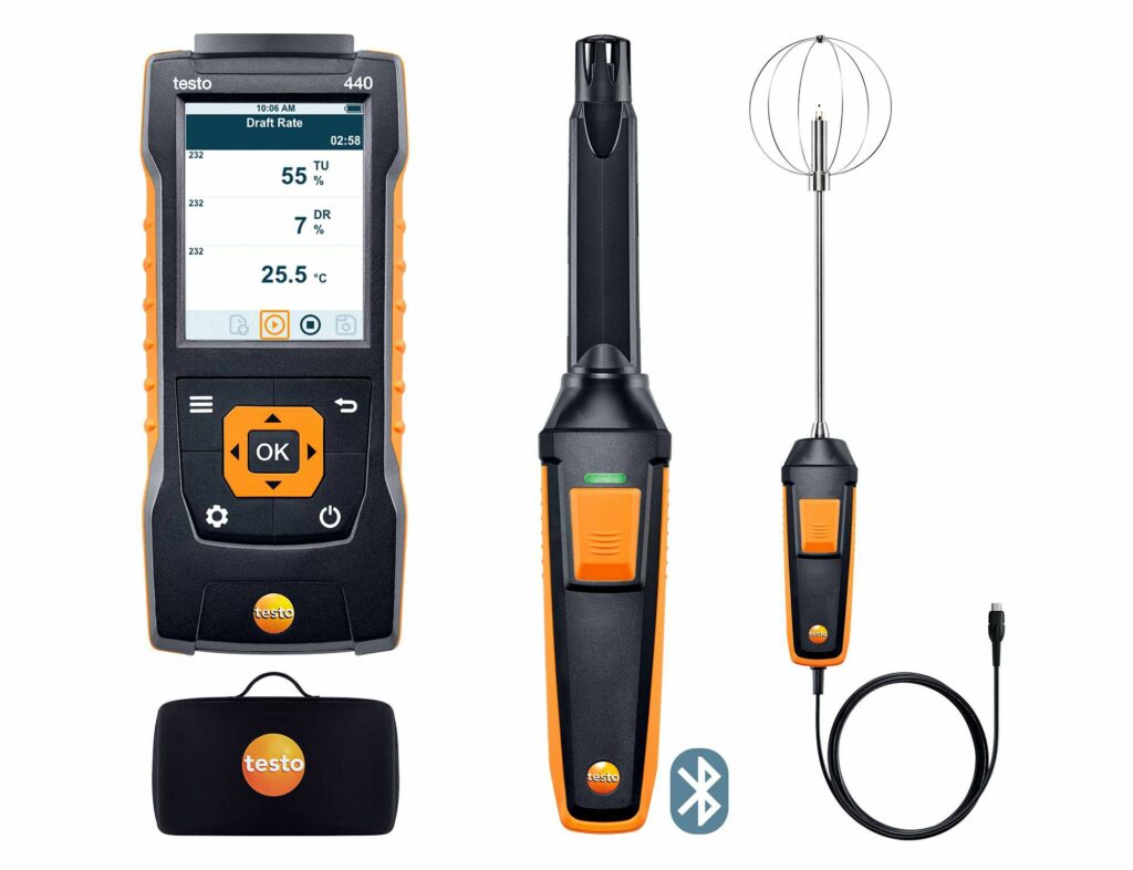 testo 440 Kit BT CO2+°C/UR%+turbolenza - immagine 4