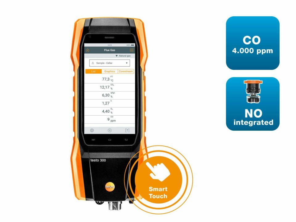 testo 300 LongLife 4000ppm+NO solo strumento - immagine 7