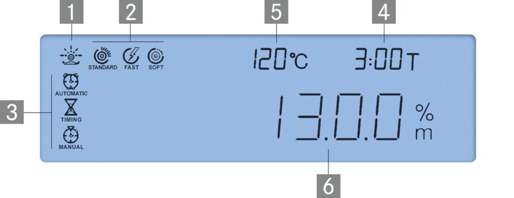 Misuratore dumidità KERN DAB 100-3 - immagine 4