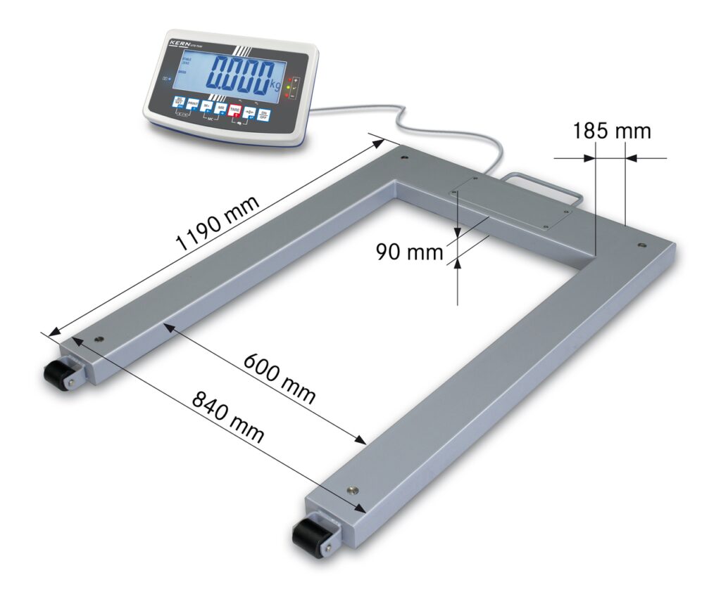 Bilancia per pallet KERN UFB 600K200M - immagine 2