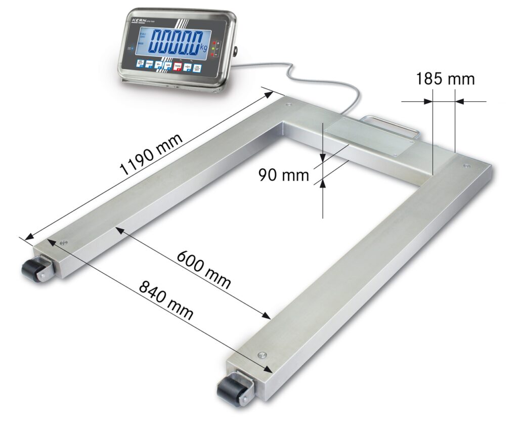 Bilancia per pallet KERN UFN 600K200IPM - immagine 2