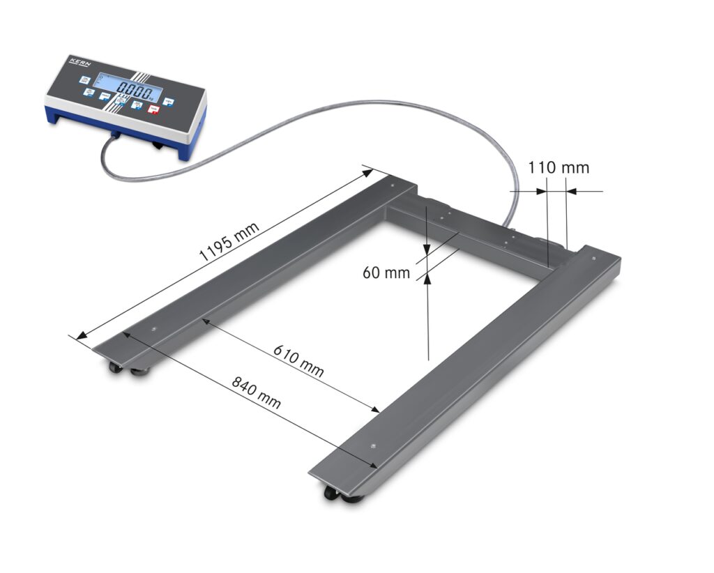 Bilancia per pallet KERN UID 1500K-1DM - immagine 2