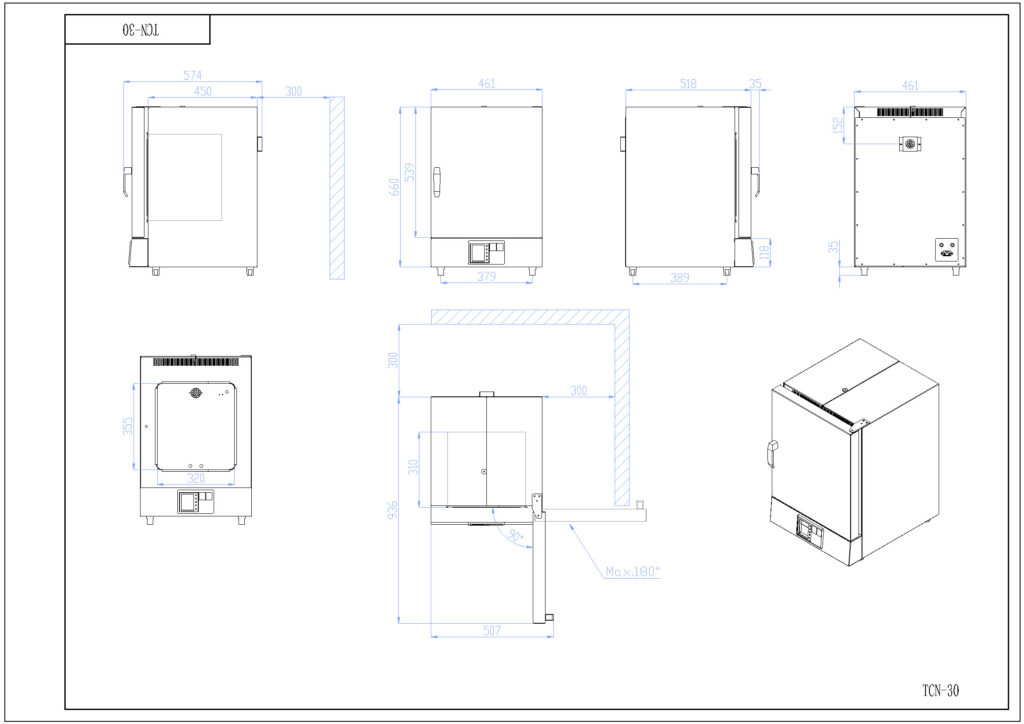 TCN 30 Stufa TCN 30 PLUS a convezione naturale - immagine 3