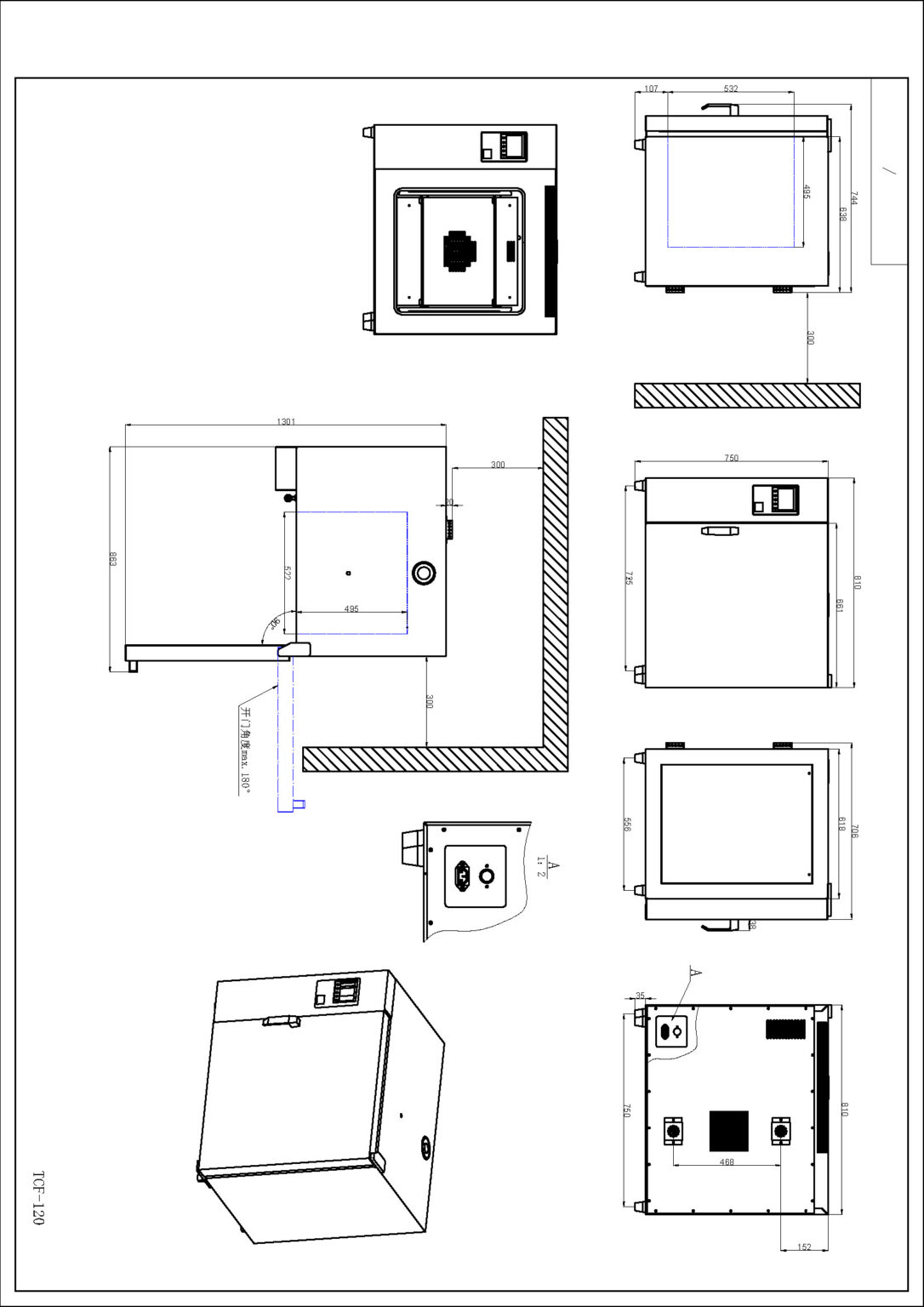 TCF 120 Stufa TCF 120 PLUS a ventilazione forzata - immagine 2