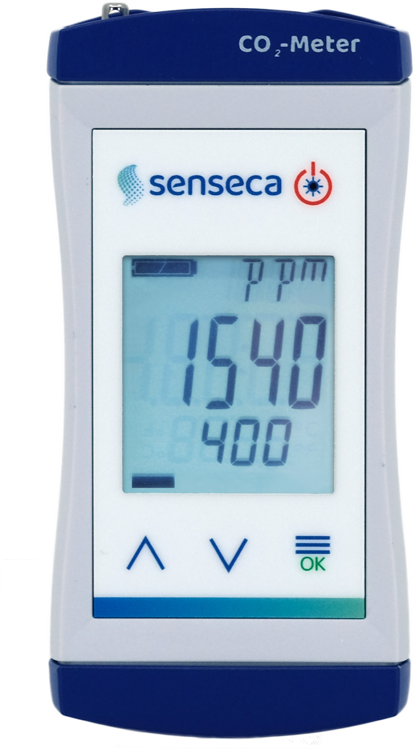 Senseca ECO 420-20-AQ Monitor CO₂ compatto con allarme (ex G 1910)