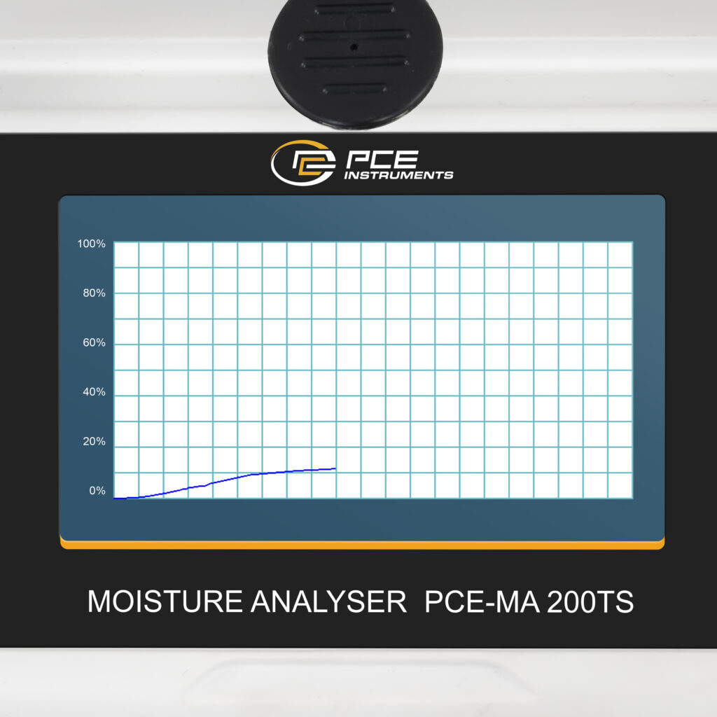 Bilancia per umidità con touch screen PCE-MA 200TS - immagine 2