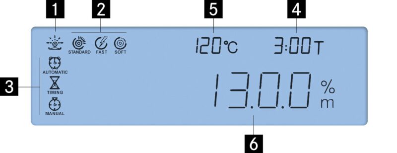 Misuratore d‘umidità KERN DAB 100-3IR - immagine 4